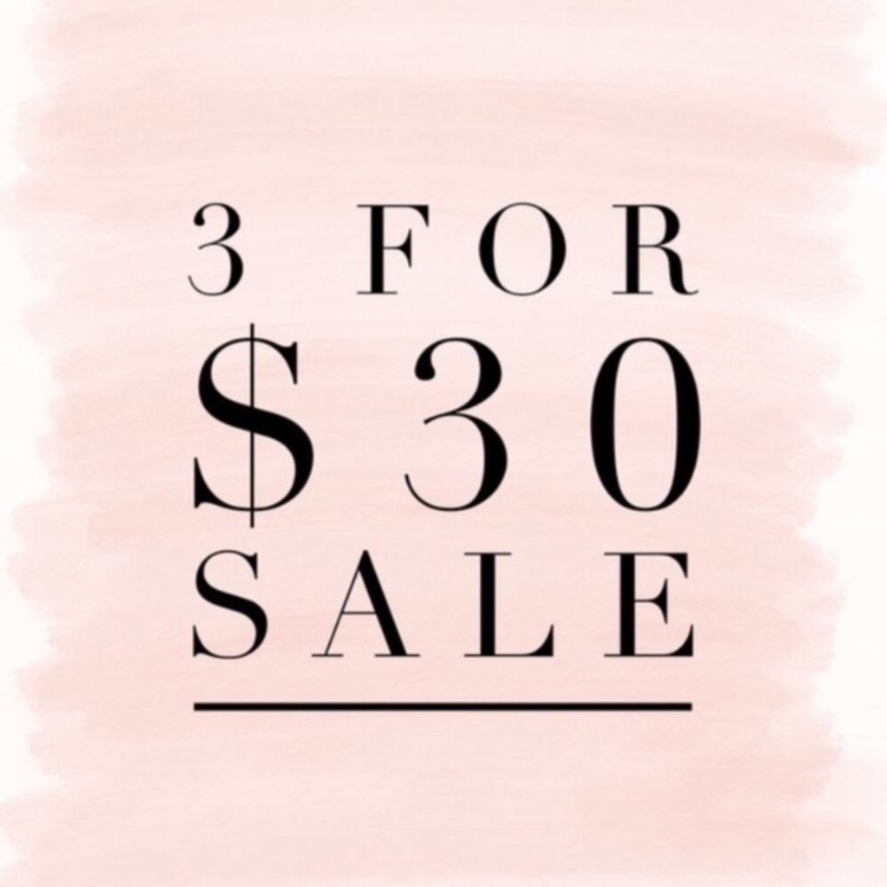 🌞 = 3 for $30!